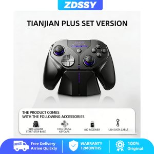 NEW LeadJoy XENO PLUS Game Controller TMR Joystick Wireless Bluetooth Toggle Switch Hall-Effect Linear Trigger E-sports Performance Game GamepadsCompatible with PC/PS4/Switch/ios/Android