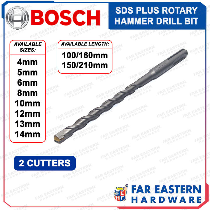 BOSCH SDS+ Rotary Hammer Concrete Drill Bit SDS Plus Cutters RBAC  Lazada PH