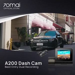70mai Dashcam A200 Dual Channel 1080P Full HD+ HDR 24H Parking Surveillance 2025 Ver.
