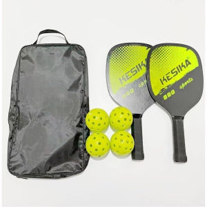 SG stock Fast Shipping PICKLEBALL SET 2 PICKLE BALL BATS 4 BALLS WITH CARRY BAG pickleball pickleball paddle 28659775063