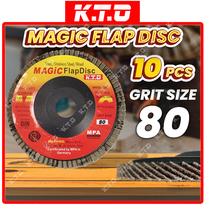 10PCS 4“ Magic Flap Disc Wheel Sandpaper Abrasive Sanding Grinding For Angle Grinder Metal Wood