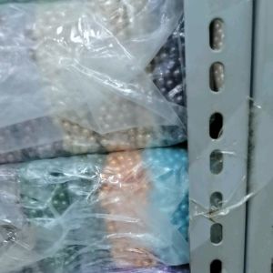 Mutiara Tindik & Paku Warna-Warni Ukuran 8MM & 6MM Kualitas Bagus & Kilau Grade AA Per 400 Gram