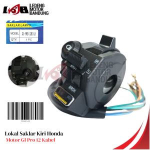 Saklar Kiri GL Pro 12 Kabel Swtich Tombol Klakson Sen Lampu Dim Lokal