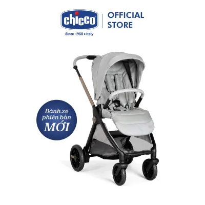 Xe đẩy 2 chiều gấp gọn tự động Chicco Bellagio - Màu be ánh kim/Màu ghi đá