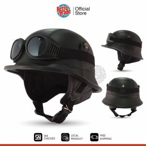 Helm Retro Vintage Vespa Chips Cewek Cowok Aesthetic Kacamata Dewasa Remaja