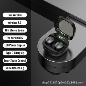 Kebidumei Tai nghe không dây Bluetooth 5.3 Tai nghe ngủ tai nghe vô hình giảm tiếng ồn âm thanh nổi cho tất cả điện thoại