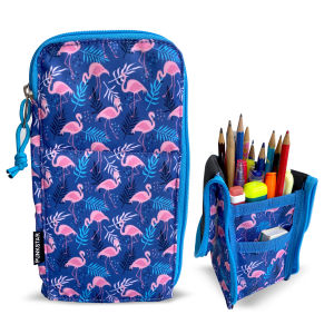 PUNKSTAR Stand Up Pencil Case Large Capacity Pen Bag Pencil Holder Stationery Organizer