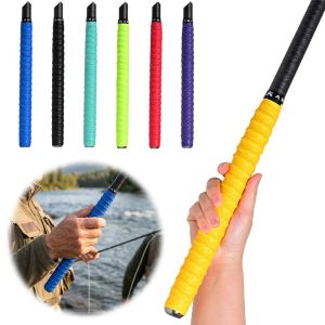 GTGTF4213 2M Anti-slip Fishing Rod Sweatband Handle Winding Belt Elastic Bicycle Handle Anti-slip Band Extended Fishing Rod Sweat-absorbing Belt Fish Accessories