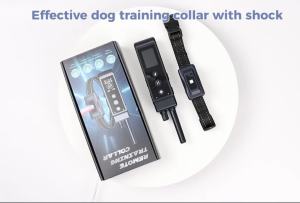 WXRPET 4265FTDog Training Shock Collar 3 Training Modes Beep Vibration Shock Flash Light Safety with Dual Battery Display