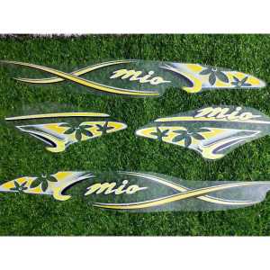 STRIPING STIKER MIO SPORTY/SMILE/KARBU VARIASI TRANSPARAN MOTIF BUNGA SIMPEL - SM-UV - GSI