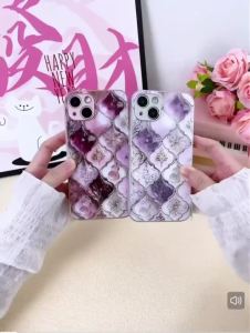 Beautiful glass phone cases are suitable for iPhone12promax Anti-drop wrist strap iPhone13promax 14promax 15promax 16promax 11 13 15 17pro High-end lanyard