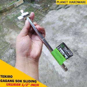Tekiro Gagang Sok Sliding 1/2 Inch Panjang 25 Cm COD Bayar Di Tempat / Planet Hardware
