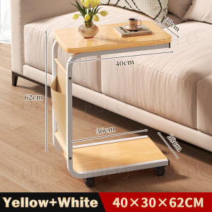 Sofa Side Table Modern Simplicity Movable Coffee Table for Home Bedroom Storage Rack