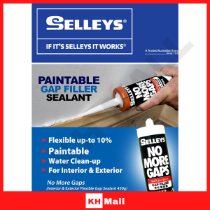 Selleys No More Gaps 380g/320g Multi Purpose Sealant Wall Crack Gap Filler Dempul Dinding Batu Plaster Partition