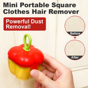 Household High Viscosity Washable Sticker Square Powerful Hair Remover Home Portable Mini Square Powerful Hair Remover Mini Portable Square Clothes Hair Remover