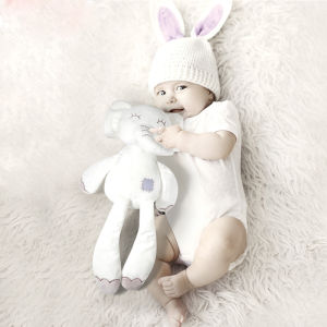 Cute Plush Elephant Doll Baby Soft Sleeping Mate Animal Stuffed Toys Newborn Gift