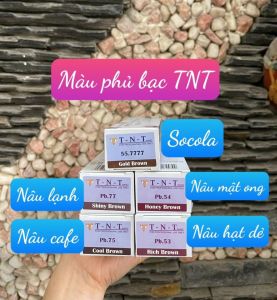 Thuốc Nhuộm tóc TNT. phủ bạc tóc màu thời trang ăn bạc 100%. Màu lên chuẩn Không bị xót rát da đầu bóng mềm tóc. Mùi thơm_Hair forever love
