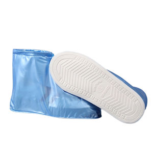 Thai.th ถุงคลุมรองเท้ากันน้ำ กันฝนพีวีซีกันลื่น พื้นยางกันลื่น ใส่เดินสบาย ShoeA5