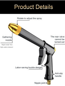 New Multifunctional Car Wash Water  for All Year Round  Universal for Men and Women  Perfect for Pet Bathing  Family Garden  High Pressure and Rust Resistant