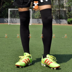 Tất vớ bóng đá tất thể thao màu than trắng đen đỏ xanh vàng cổ cao dài dưới gối qua gối