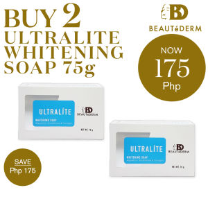 Beautederm Ultralite Whitening Soap 75g Promo Buy 1 Take 1 Triple Action Gluta Collagen & Algowhite