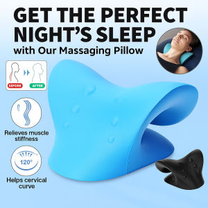 Cervical Massage Pillow/Neck Shoulder Cushion With Gravity Acupressure/Office Home Travel Use/Pain Relief For Adults Cervical Support
