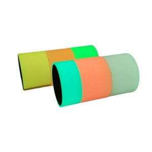 LIUJIR 6Pcs 10 triệu Cuộn băng dính dạ quang Phát sáng trong bóng tối Đầy màu sắc Băng dán phát sáng Hài Hước An toàn Băng Bóng Tự làm huỳnh quang Trẻ em