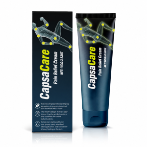CapsaCare Pain Relief Cream Fast Acting Joint & Muscle Soothing Cream Relief Back Knee Ache Nerve Discomfort Non-Greasy Body Massage Cream 100g