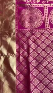 SAREE FABRIC : SOFT LICHI SILK CLOTH MK928 SAREE