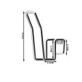 Shoe Hanger Stainless 1/3Pcs Portable Shoes Drying Rack Hook Steel Shoes Drying Rack Antiskid. 