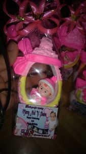 Christening for Baby in Duyan for binyag/christening/baptismal / birthday (customized souvenir free picture and complete wrap with ribbon)