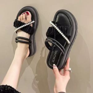 Free Shipping These Sandals Can Be Worn With Skirts Are A New Summer Style And Are Designed For Outdoor Wear.They Feature A Platform Sole Are Thick-Soled And Provide A Height Boost Making Them Perfect For The Beach