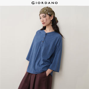 Giordano Women Women Pure Cotton T-Shirt Free Shipping 18326213