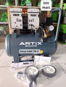 Kompresor Angin ARTIX OA 0724 3/4HP 900Watt Air Compressor Oiless SILENT Oil Less 8 Bar 0.75 HP 24 Liter 0.75 PK Tanpa Oli