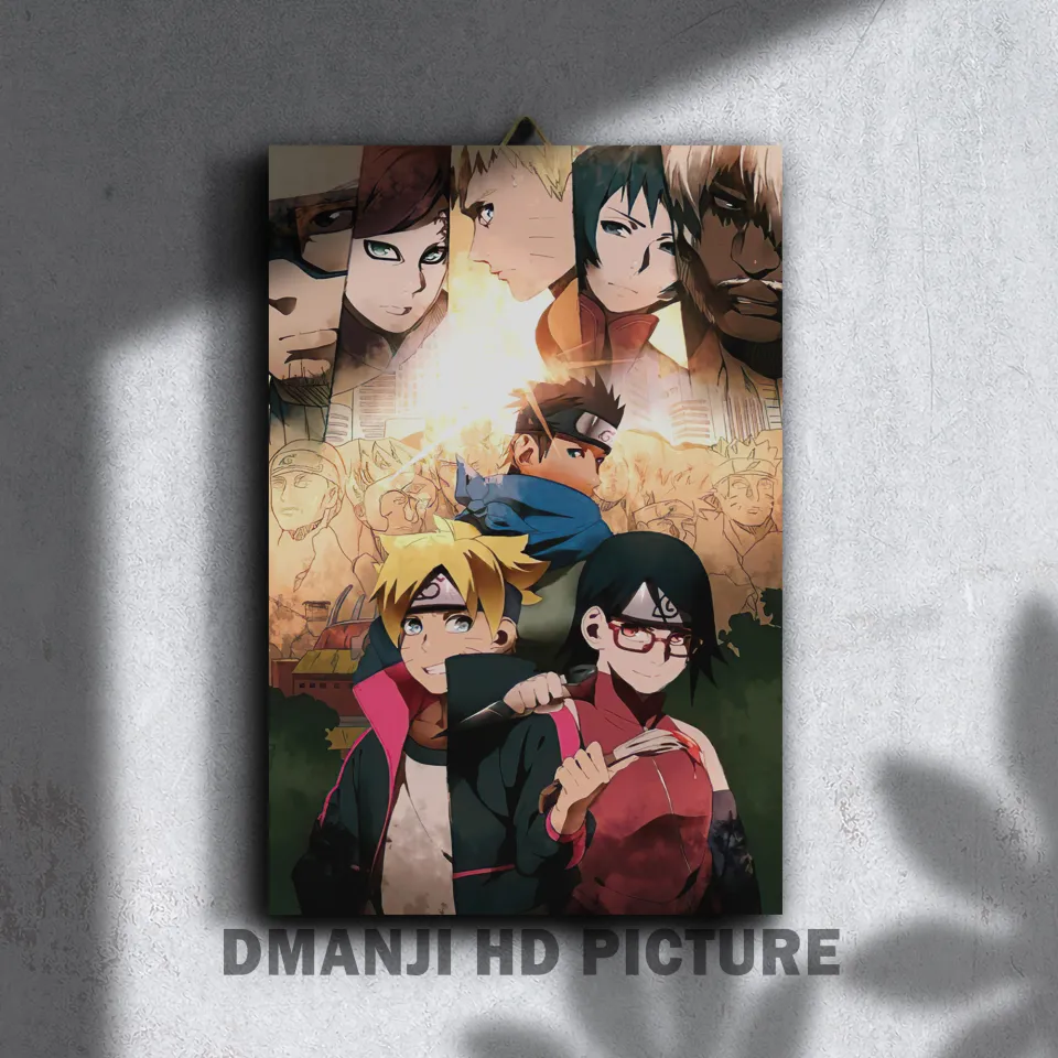 101-133 HIASAN DINDING NARUTO / BORUTO / 20x30 / POSTER KAYU ANIME NARUTO  SHIPPUDEN / POSTER KAYU NARUTO HOKAGE /