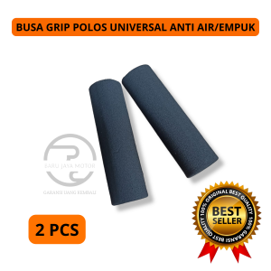 BUSA HAND PAD/BUSA GRIP STANG JARI MOTOR WARNA HITAM POLOS SEPASANG BERARTI 2 PCS