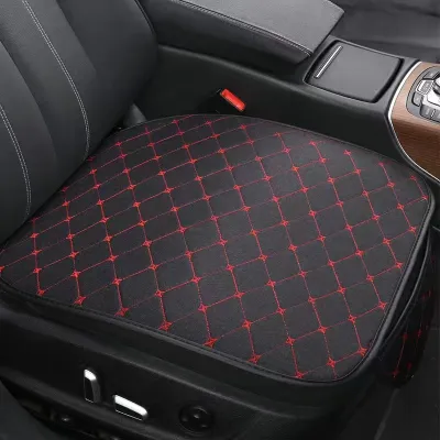 AOZI Car Seat Cover Cushion Automobiles Flax Universal Auto Interior Accessories Four Seasons Protection Set Chair Car Accessories