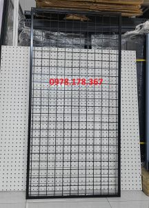 Khung lưới siêu dày - Khung lưới ô vuông treo phụ kiện quần áo - 1.2mx60