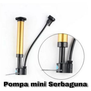 Pompa Mini Portable untuk Bola Sepak / Kaki / Futsal / Voli / Balon / Ban Sepeda / Bantal Renang