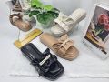Fuzzy's - Ryuna Sandal wanita Spons kokop kerut mutiara IS-02. 