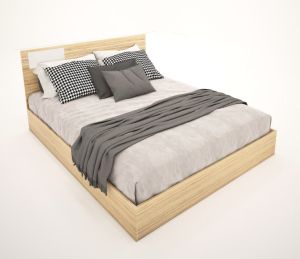 FREESHIP HCM - Giường Gỗ MDF Bệt Kiểu Nhật Tatana MDF024 - có thiết kế theo yêu cầu khách hàng