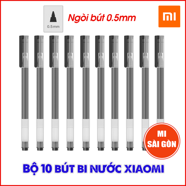[HỎA TỐC 2H] Bộ Bút bi nước Xiaomi Mi Jumbo Gel Ink Pen (Mực Đen