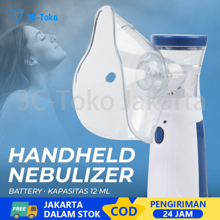 Nebulizer Portable W302 Mesh Alat Uap Bantu Pernafasan Asma Inhalasi ...