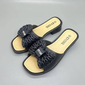 (Size 37-40) 7001-89 Sandal Wanita Wedges Sol Tebal Versatile Sandal Slip On Karet Lentur