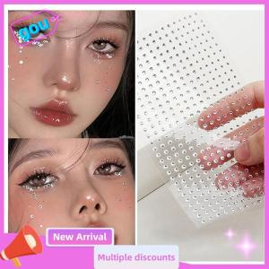 gou สติกเกอร์ติดเล็บลายสักแบบทำมือมีกาวในตัวสำหรับแต่งรอยสักชั่วคราวเพื่อความงามประดับเพชรตามเทศกาลศิลปะตกแต่งร่างกายติดเล็บเพชร