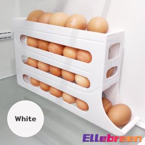 Elle Kitchen Egg Tray 4 Tier Refrigerator Egg Storage Rack Large Capacity Dedicated Egg Carton