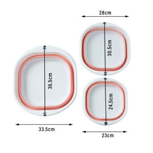 S/M/L Folding Portable Wash Basin Multifunction Household Bathroom Bucket Container Laundry Foldable Travel Friendly