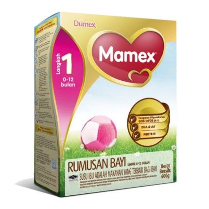 Dumex Mamex Step Infant Milk Formula (600g) Plain Milk Formula