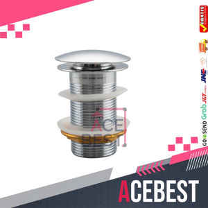 ACEBEST Saringan Wastafel Afur Wastafel Bak Cuci Piring Non Overflow Pencet Afur BCP JS-51