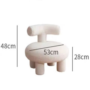 Basic House Sofa modern simple single sofa chair Y-shaped backrest lamb velvet light luxury lazy chair